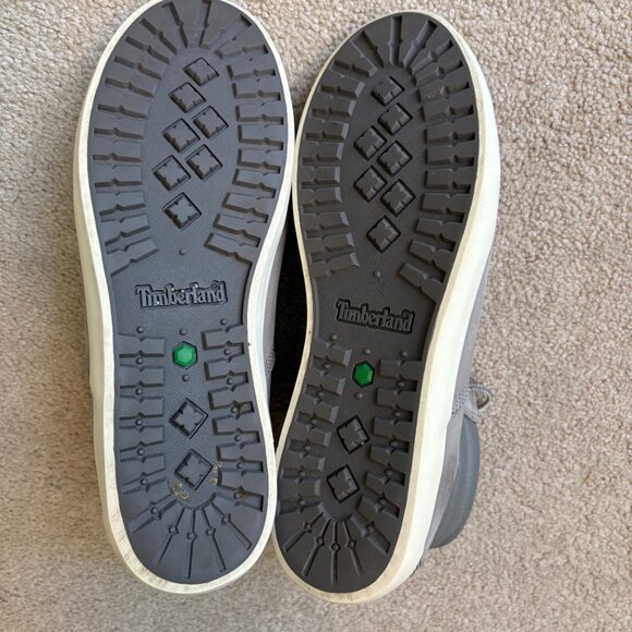 Timberland Dausette Sneaker Boots Women's Size 10 Nubuck Gray Leather A1H26 - Picture 8 of 11